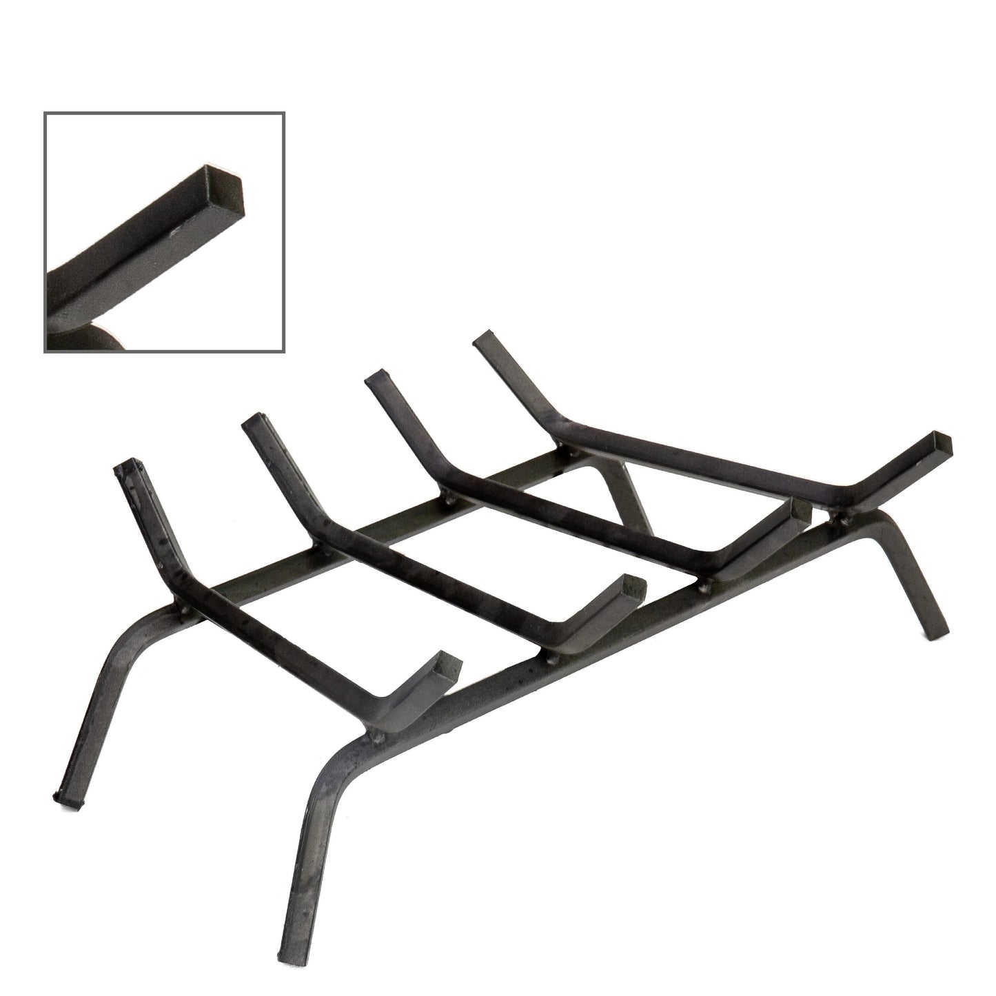 Style Selections 1/2-in Steel 16-in 4- Fireplace Grate