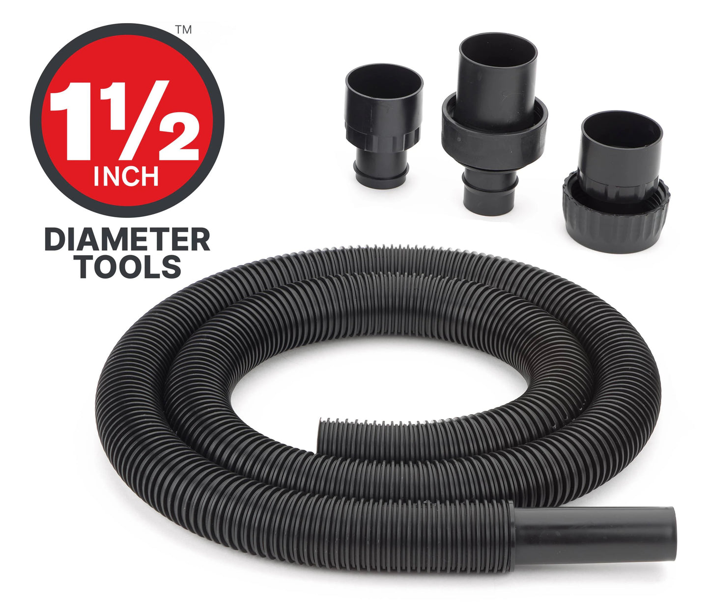 Shop-Vac 8-ft x 1.5-in Shop Vacuum Hose