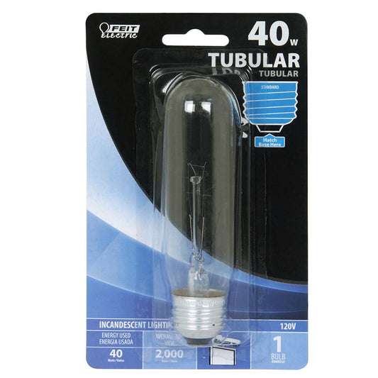 Feit Electric 40-Watt Dimmable T10 Decorative Incandescent Light Bulb
