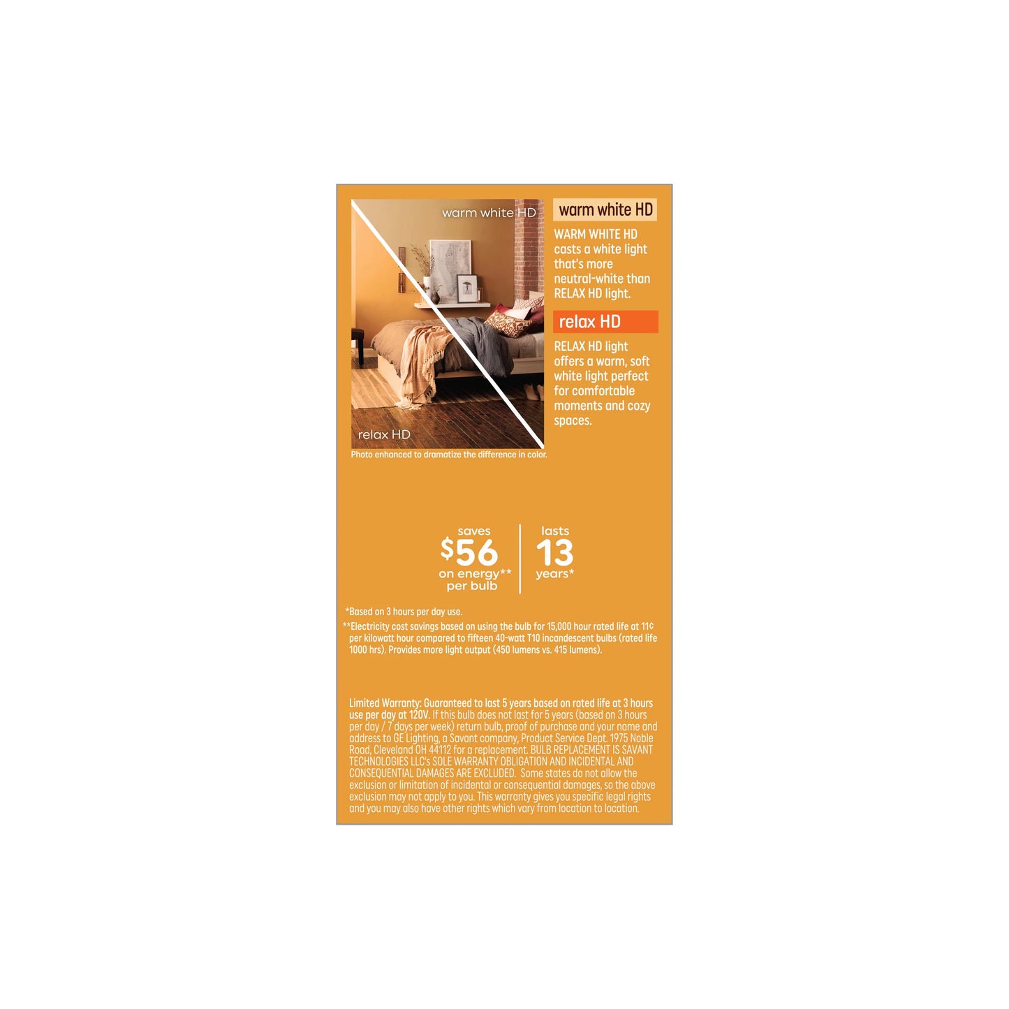 GE 40-Watt Warm White Medium Base Dimmable LED Decorative Light Bulb (2-Pack)