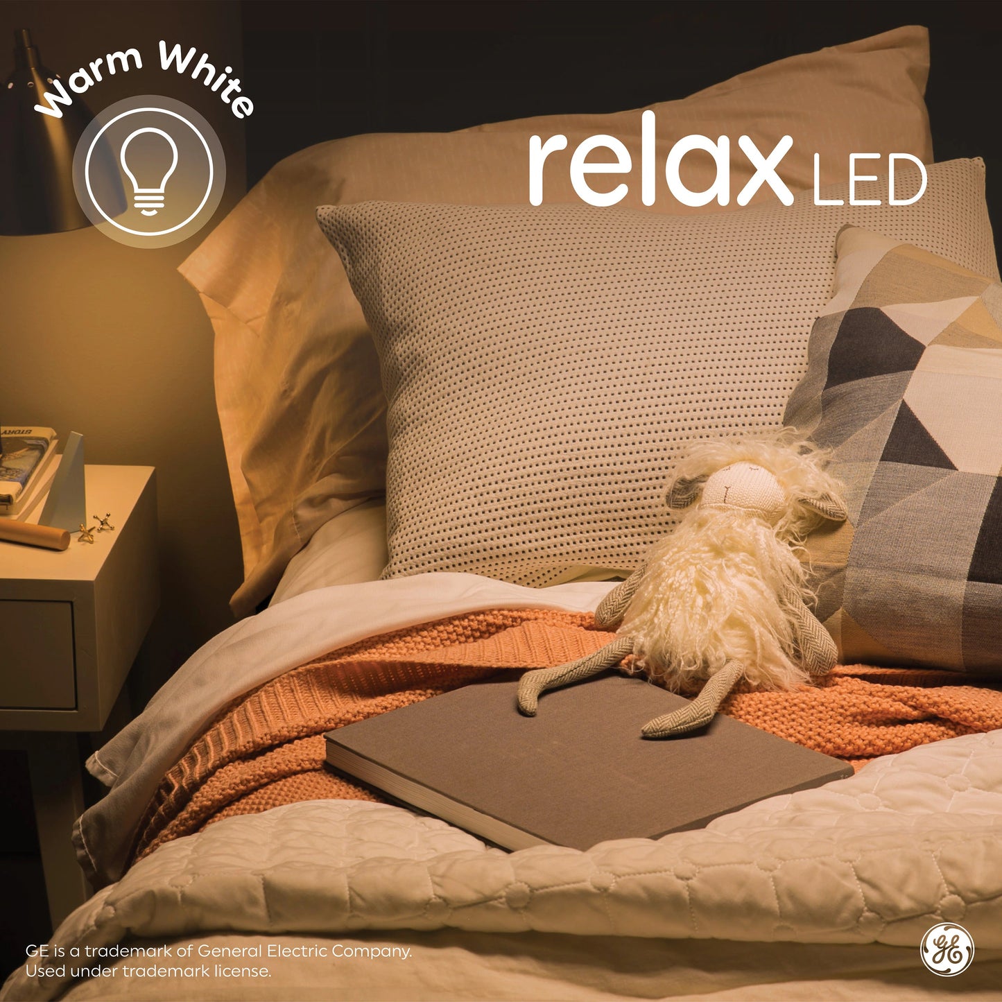 GE 40-Watt Warm White Medium Base Dimmable LED Decorative Light Bulb (2-Pack)