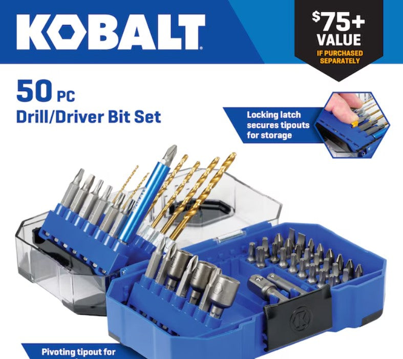 Kobalt Screwdriver Bit Set 50-Piece