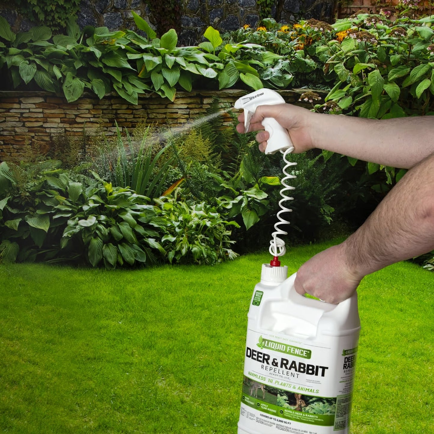 Liquid Fence Animal Repellent Liquid For Deer 128 oz