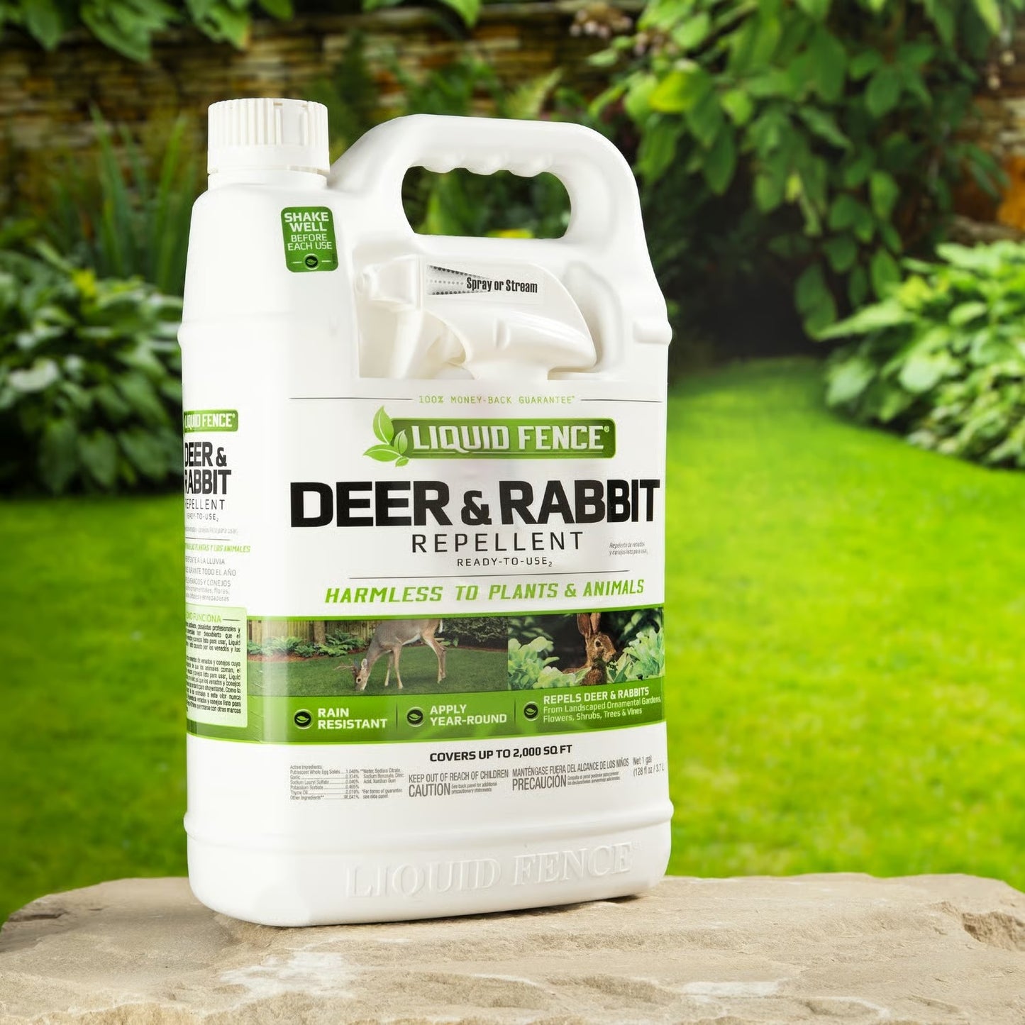 Liquid Fence Animal Repellent Liquid For Deer 128 oz