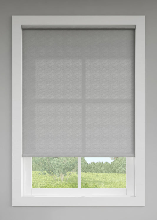 LEVOLOR 55-in x 72-in Oyster Light Filtering Cordless Roller Shade