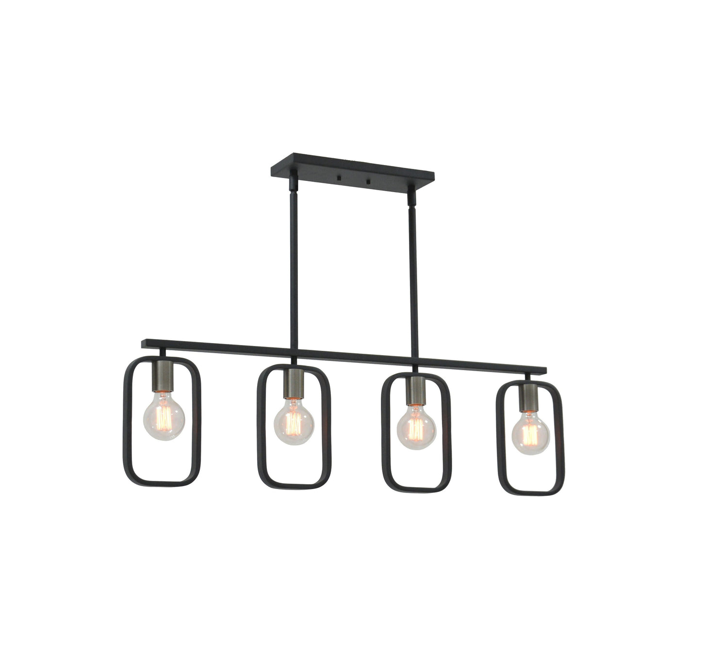 Origin 21 Trego 4-Light Matte Black Modern/Contemporary Cage Chandelier