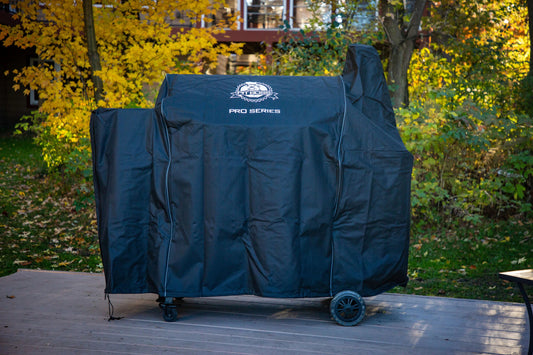Pit Boss Pro 1600 70-in W x 56-in H Black Horizontal Smoker Cover