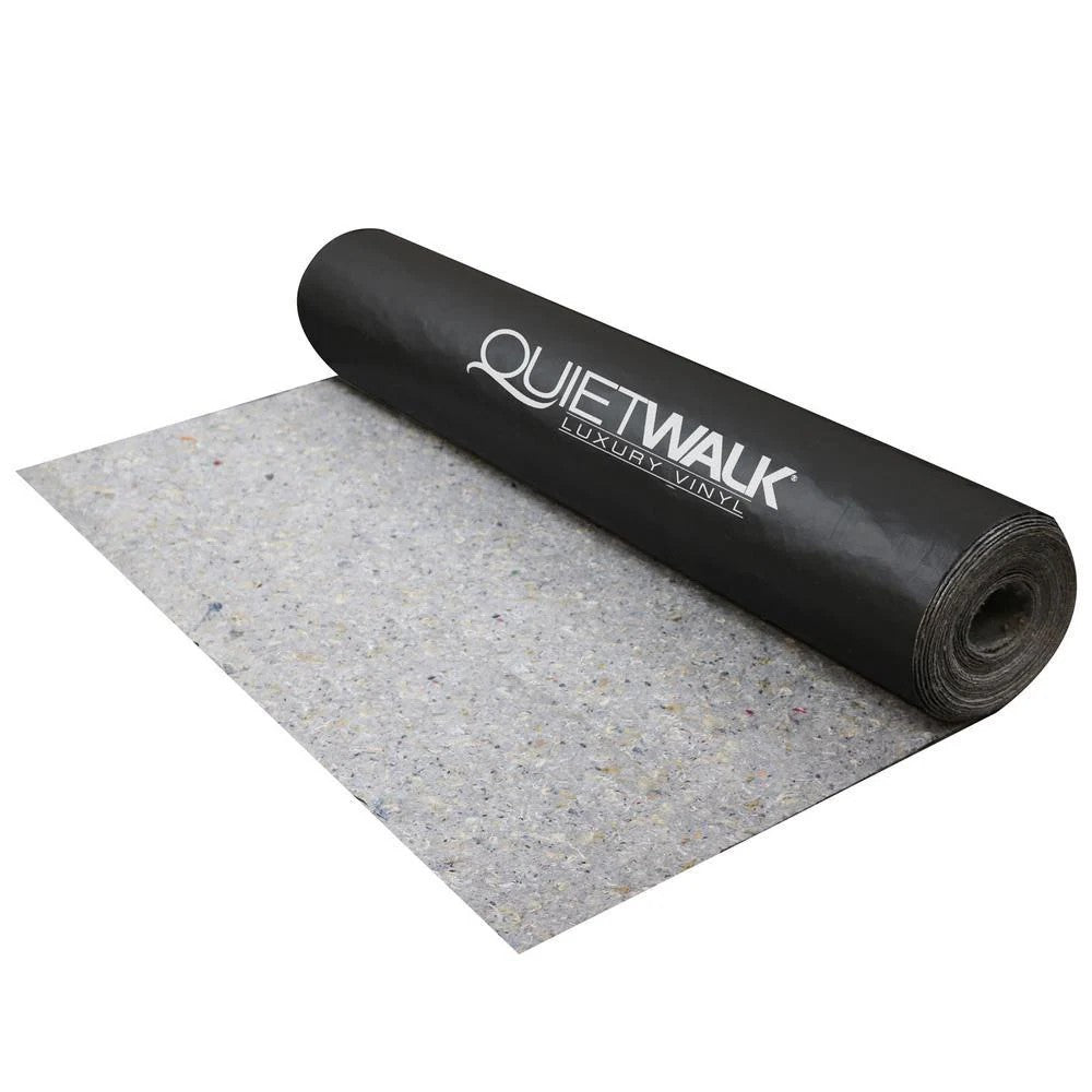 QuietWalk Luxury Vinyl 3-ft W x 100-ft L x 1.4-mm T Premium Felt Moisture Resistant Flooring Underlayment (300-sq ft/(Roll))