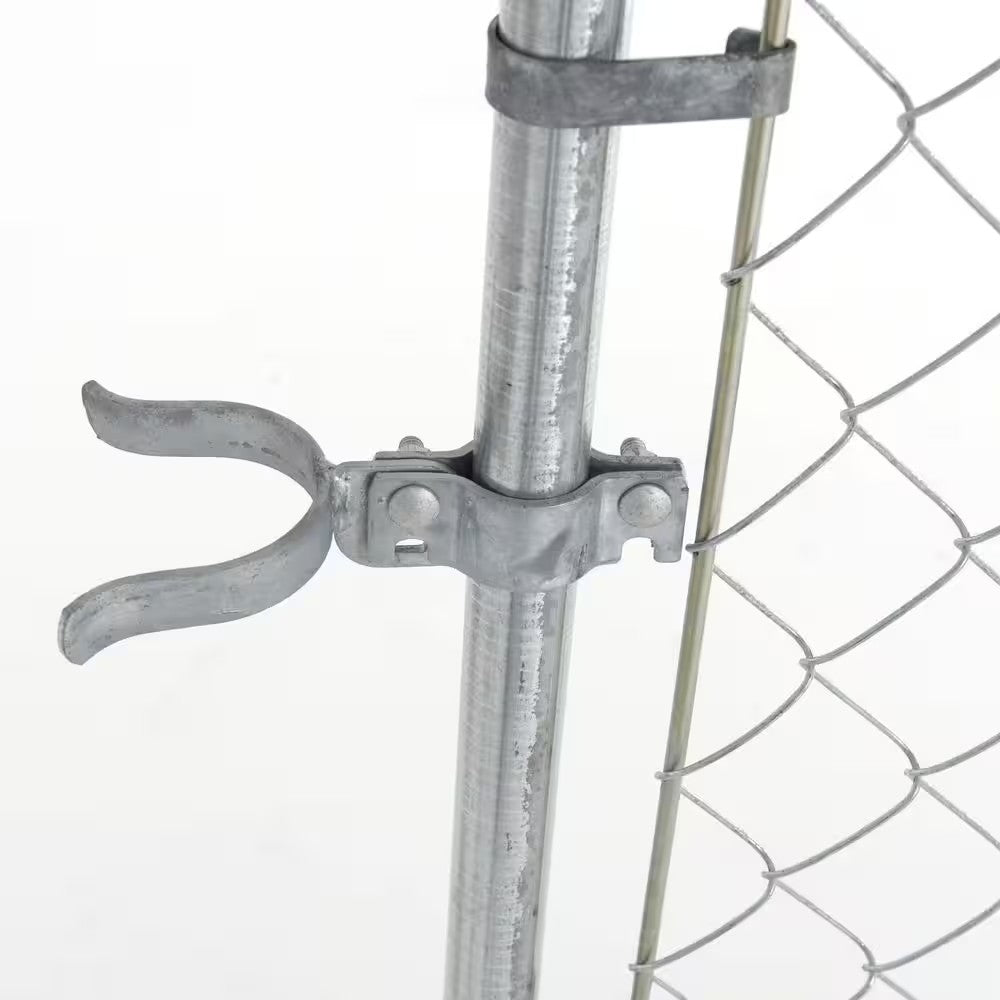 Expandable Round Corner Powder Coated Galvanized Steel Gate Frame for Chain Link Fence Kit