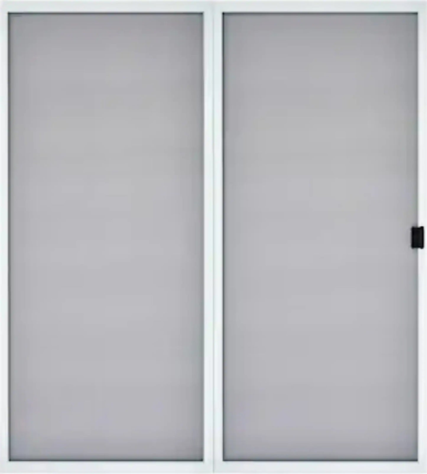 RELIABILT 72-in x 80-in White Aluminum Sliding Double Screen Door (Handle Included)