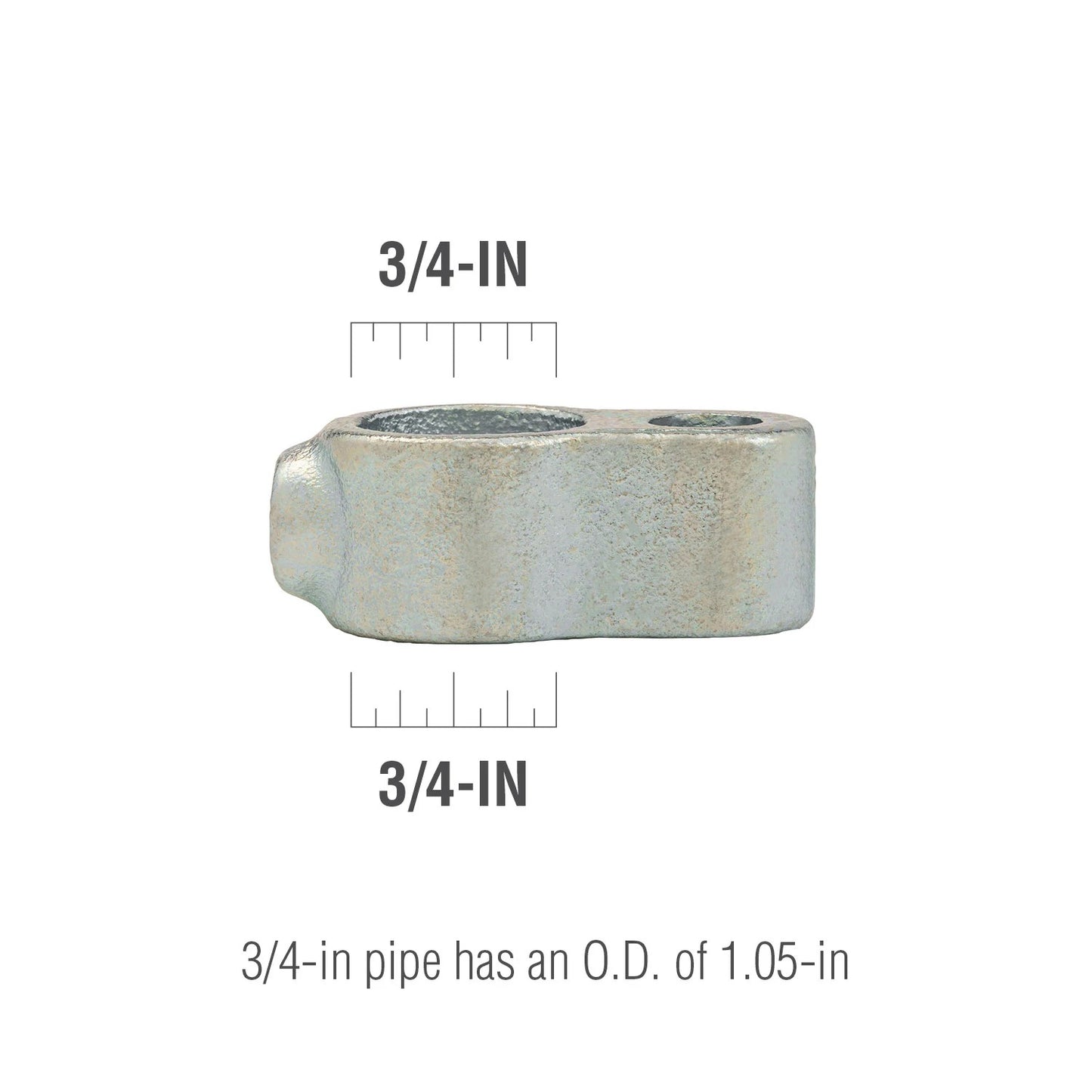 SteelTek 3/4-in Structural Galvanized Gate Eye
