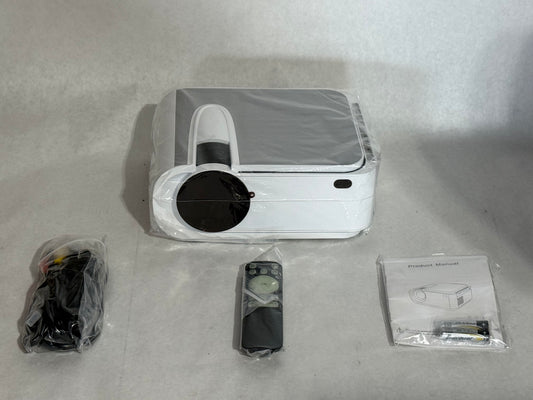 XINDA Projector with 4600 Lumen,220" Display Video Projector.