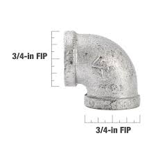 RELIABILT 3/4-in 90-Degree Galvanized Elbow 60004 at Lowes.com