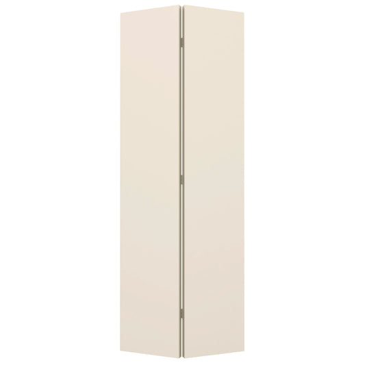 JELD-WEN 30-in x 80-in Flush Primed Hardwood Closet Bifold Door