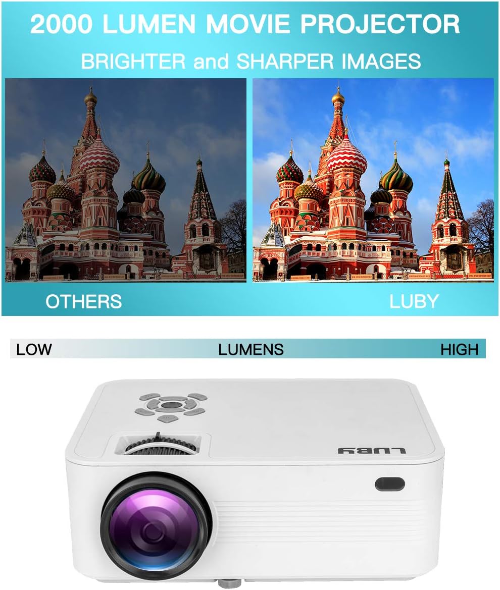 Luby Portable Mini Movie Projector
