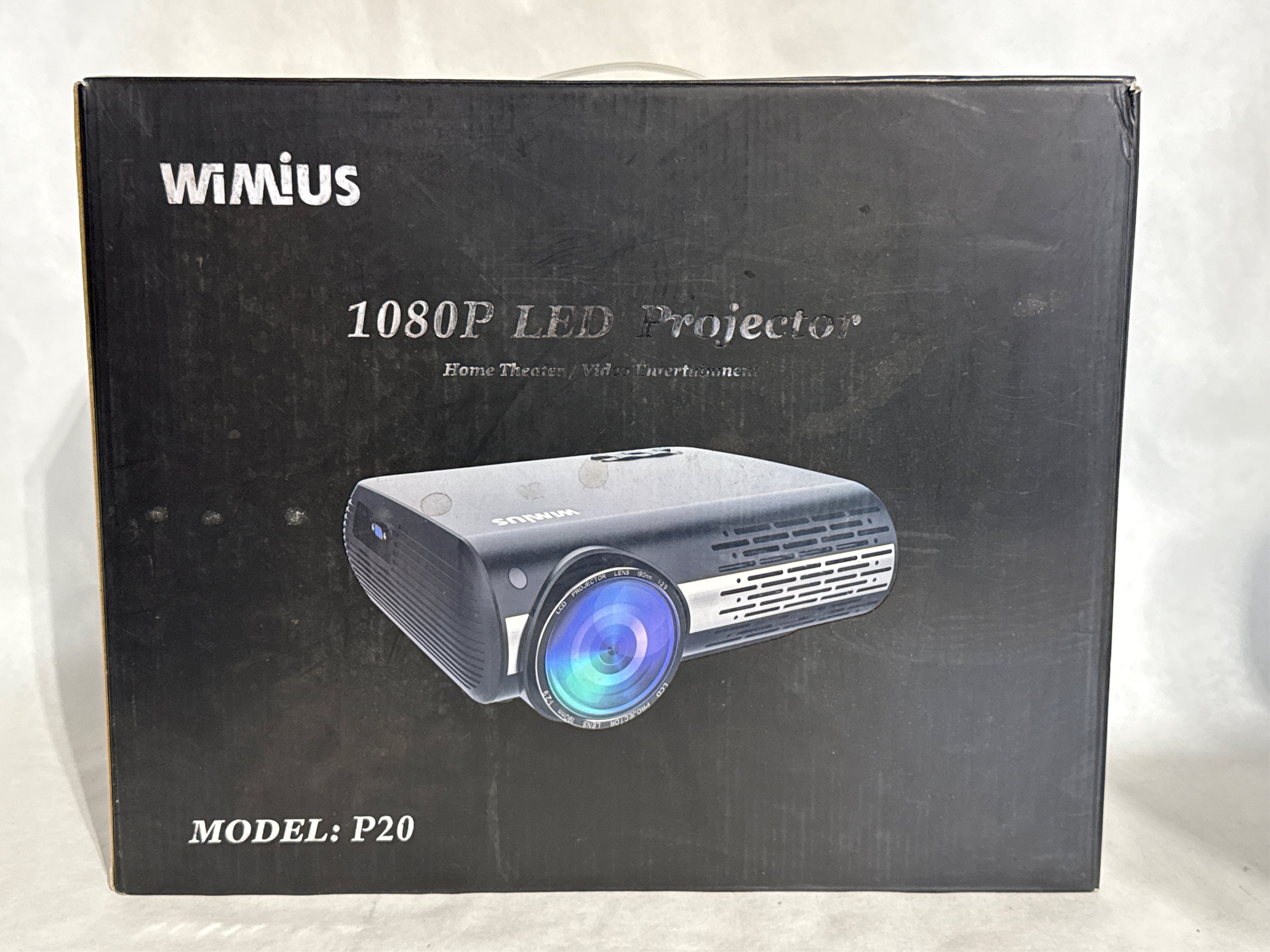 WiMiUS 2022 P20 Native 1080P WiFi Projector 4K