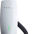Tesla - Wall Connector Hardwired Electric Vehicle (EV) Charger up to 48A - 24' - White