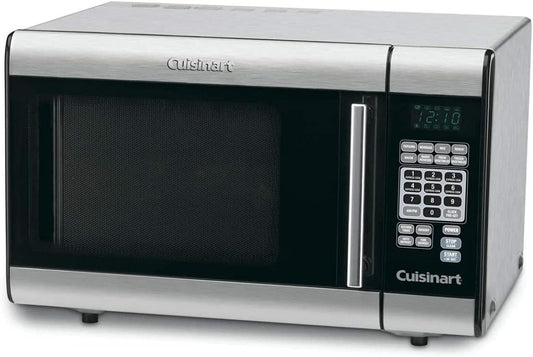 Cuisinart CMW-100 1-Cubic-Foot Stainless Steel Microwave Oven, Brushed Chrome