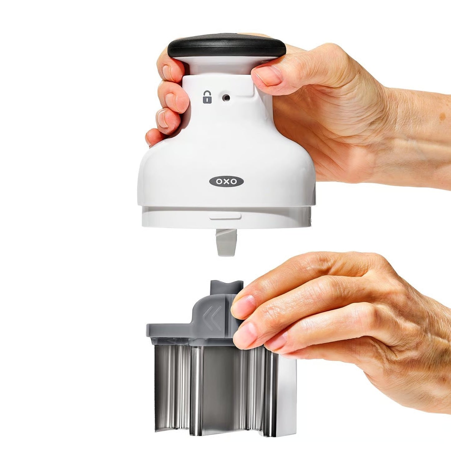 OXO Good Grips White Plastic/Stainless Steel Food Chopper