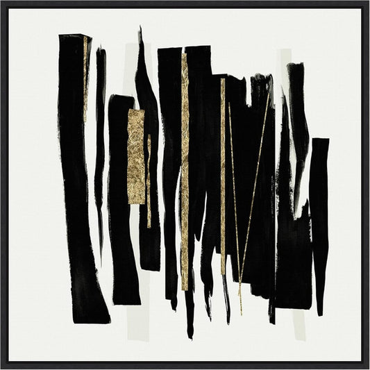 Amanti Art Framed Canvas Wall Art 22x22 Ethereal Streaks by PI Studio, Framed Wall Art Canvas, Abstract Artwork, Modern Contemporary Decor, Medium Poster Painting for Living Room, Bedroom, Bathroom