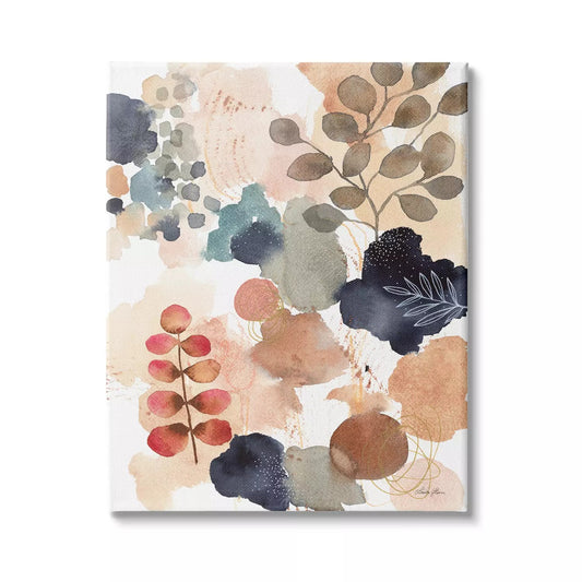 Stupell Home Decor Botanical Shape Collage Modern Boho Wall Art