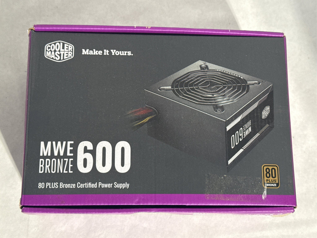 Cooler Master Mwe Bronze 600 - Power Supply - 600 Watt