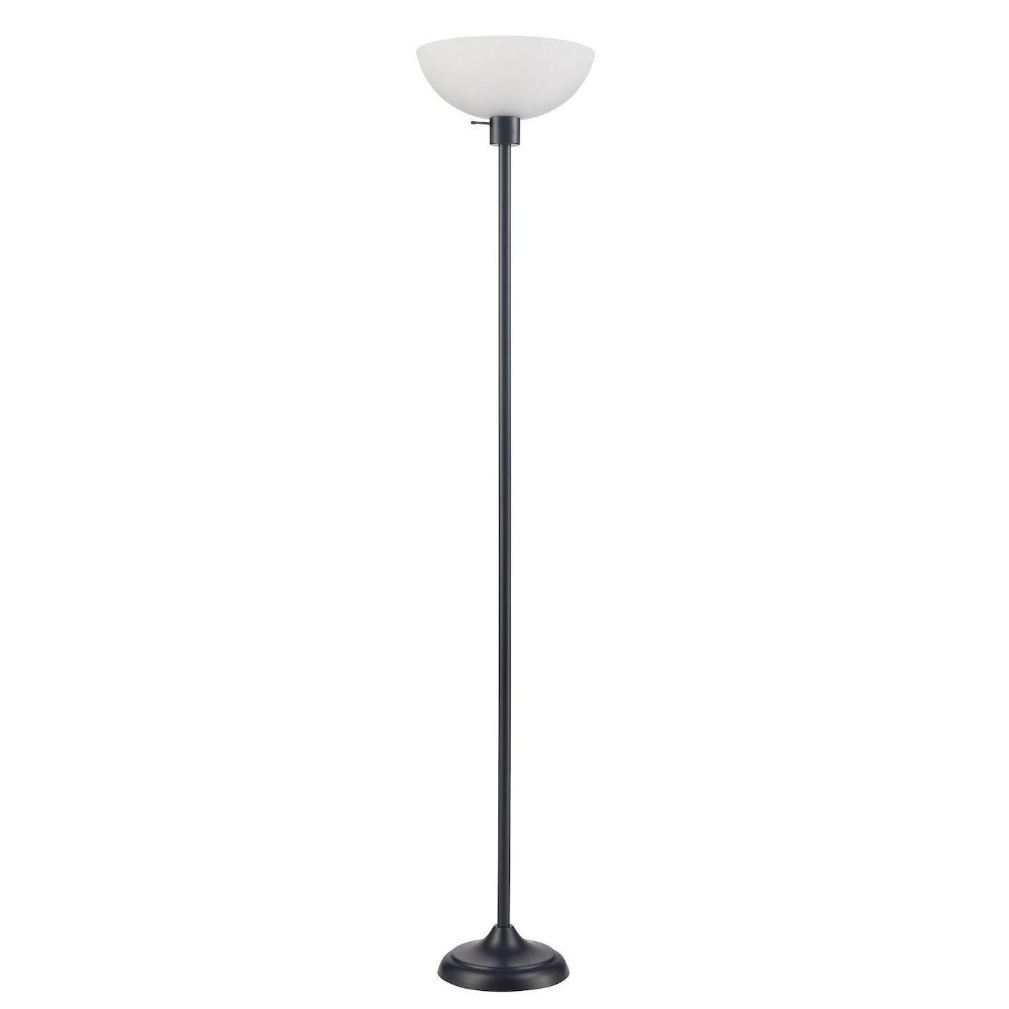 Black Torchiere Floor Lamp