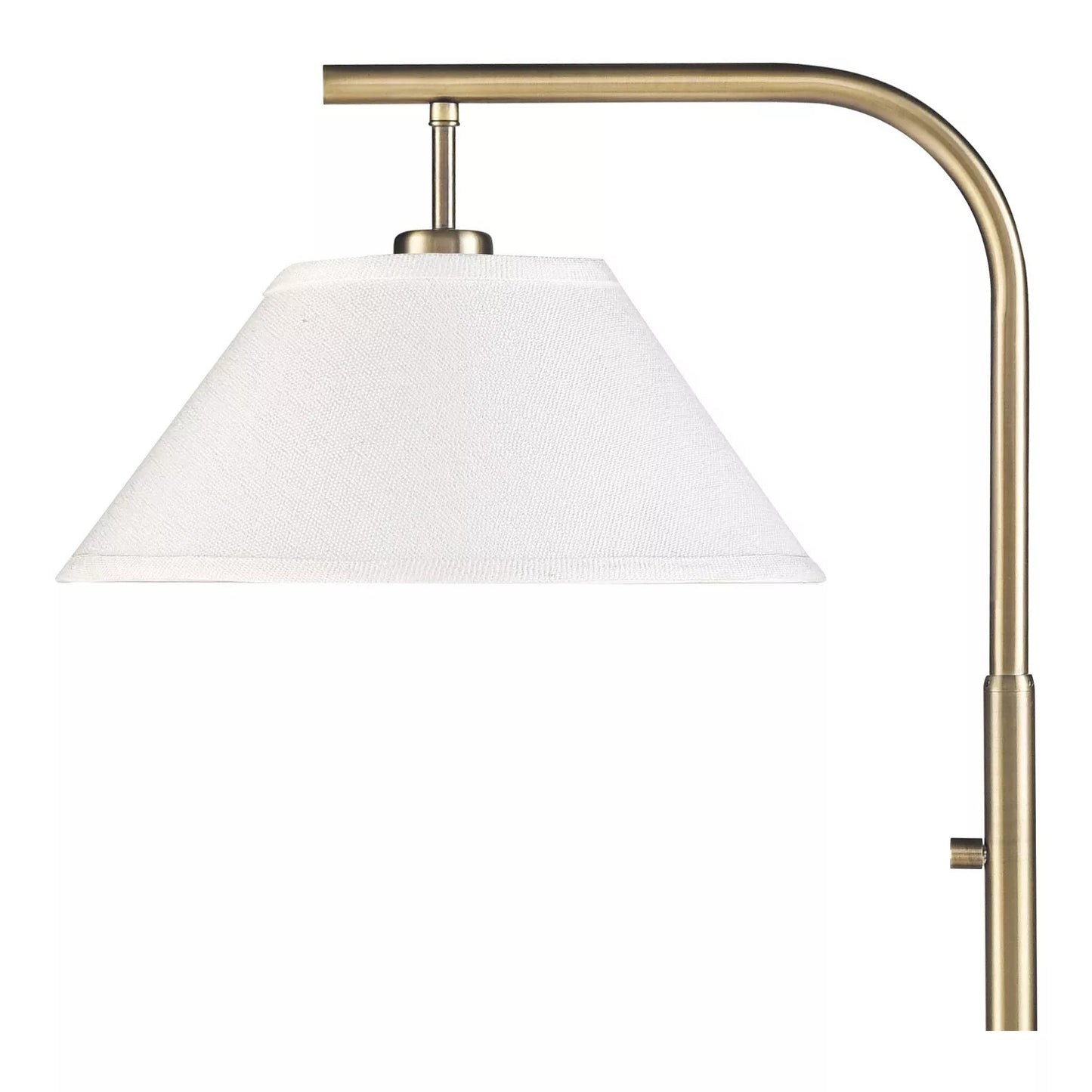 Brass Tone Downbridge Floor Lamp
