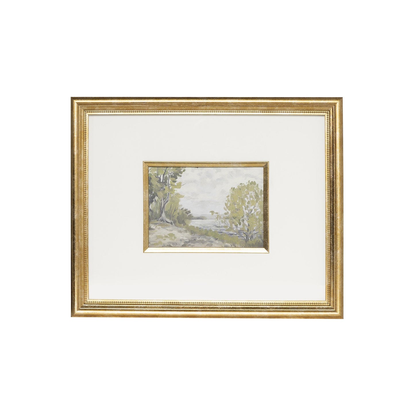 Belle Maison Landscape Art Under Glass