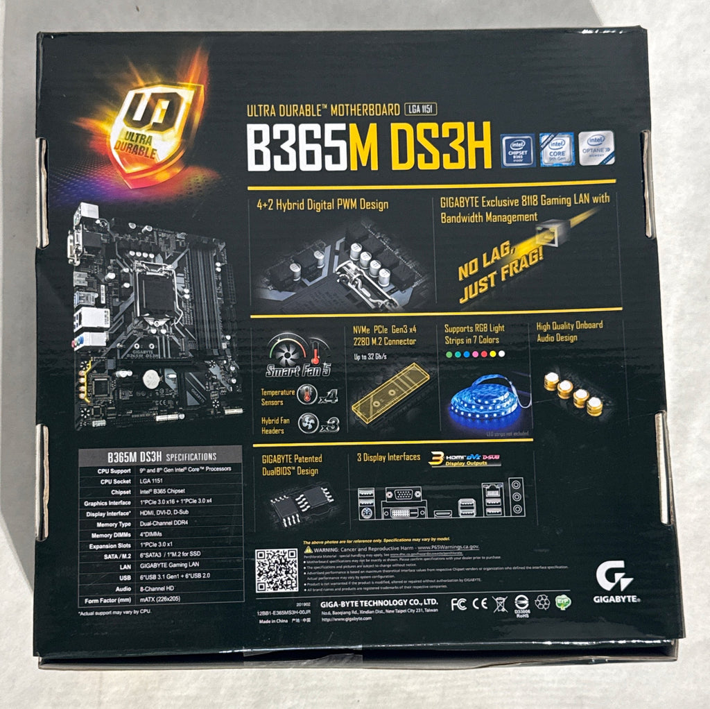 GIGABYTE B360M DS3H Motherboard