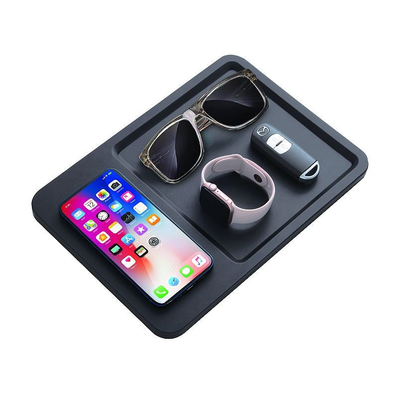 ChargeWorx Wireless Charging Valet Pad, Black
