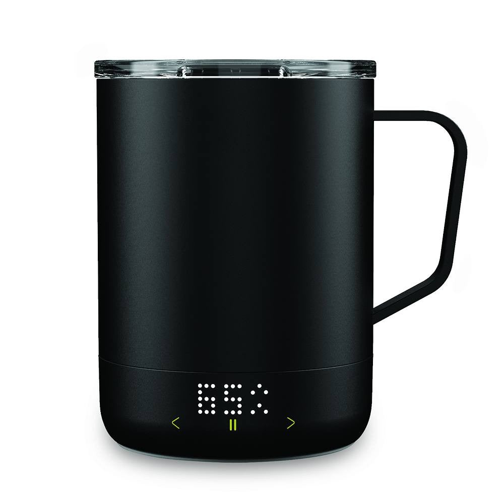ChargeWorx Smart Temperature Control Heated Mug, Black
