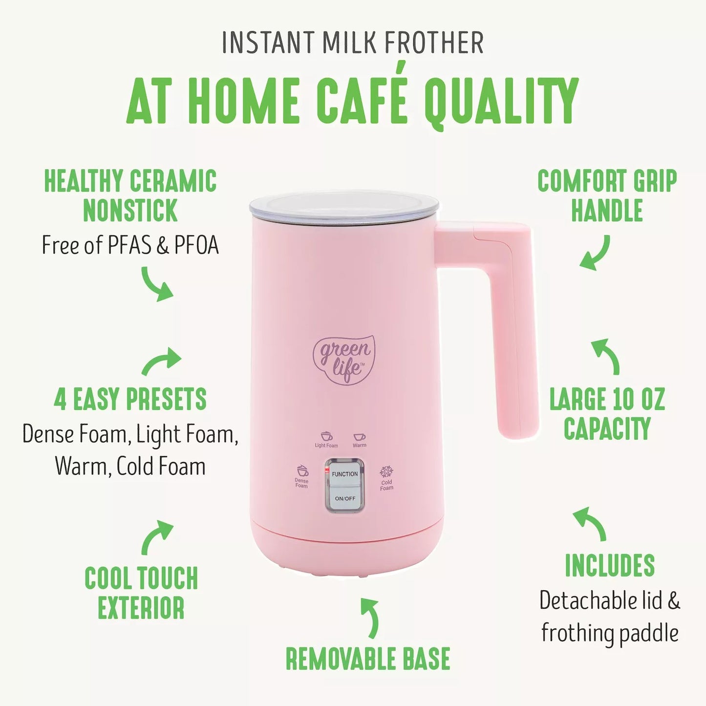 GreenLife Instant Milk Frother