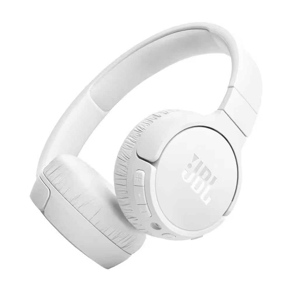 White JBL Tune 670NC Bluetooth Wireless On-Ear Noise Cancelling Headphones