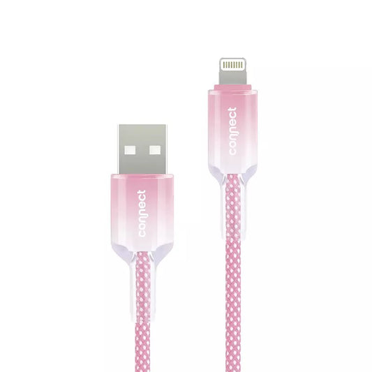 Connect 4-ft. Lightning to USB-a Charging Cable, Pink