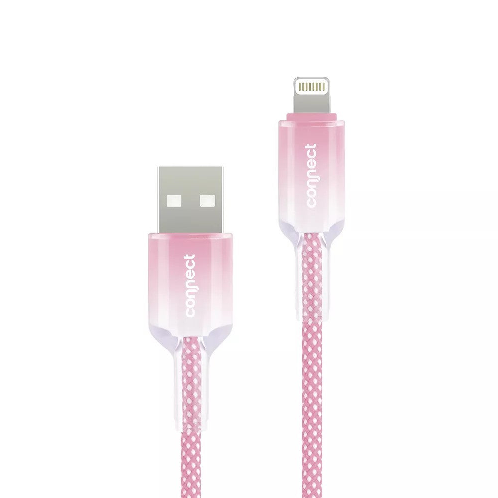 Connect 4-ft. Lightning to USB-a Charging Cable, Pink