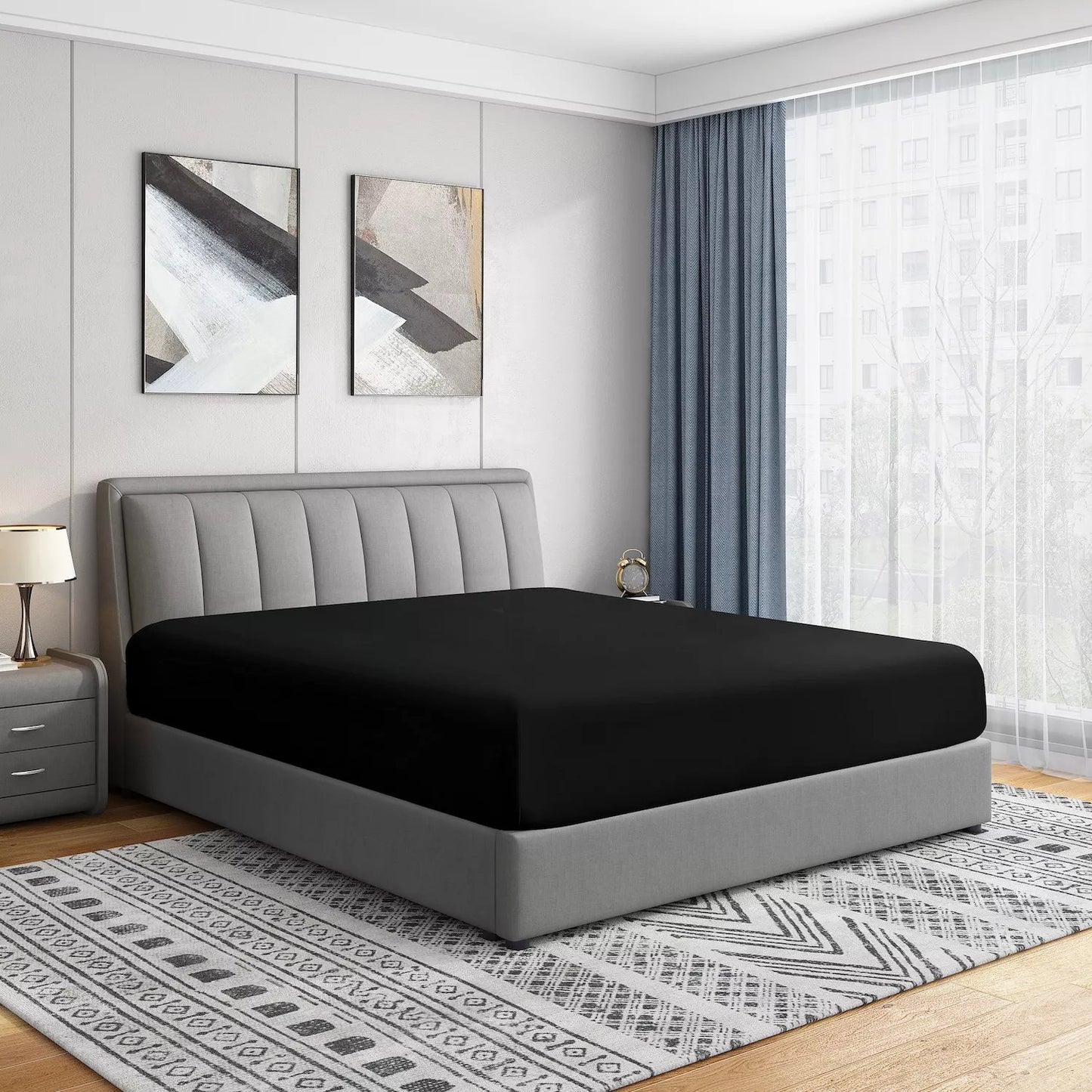 Swift Home Ultra Soft Deep Pocket Fitted Sheet