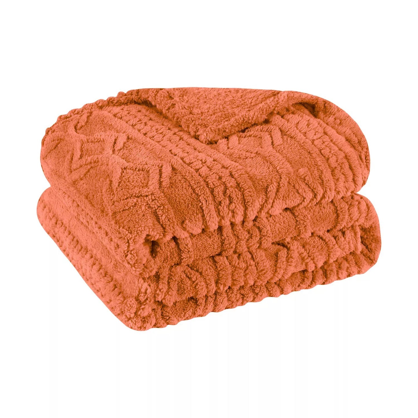 SUPERIOR Arctic Boho Jacquard Plush Fleece Blanket