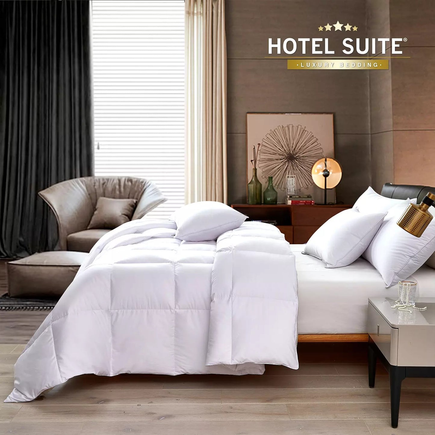 Hotel Suite White Goose Down Soft Pillow