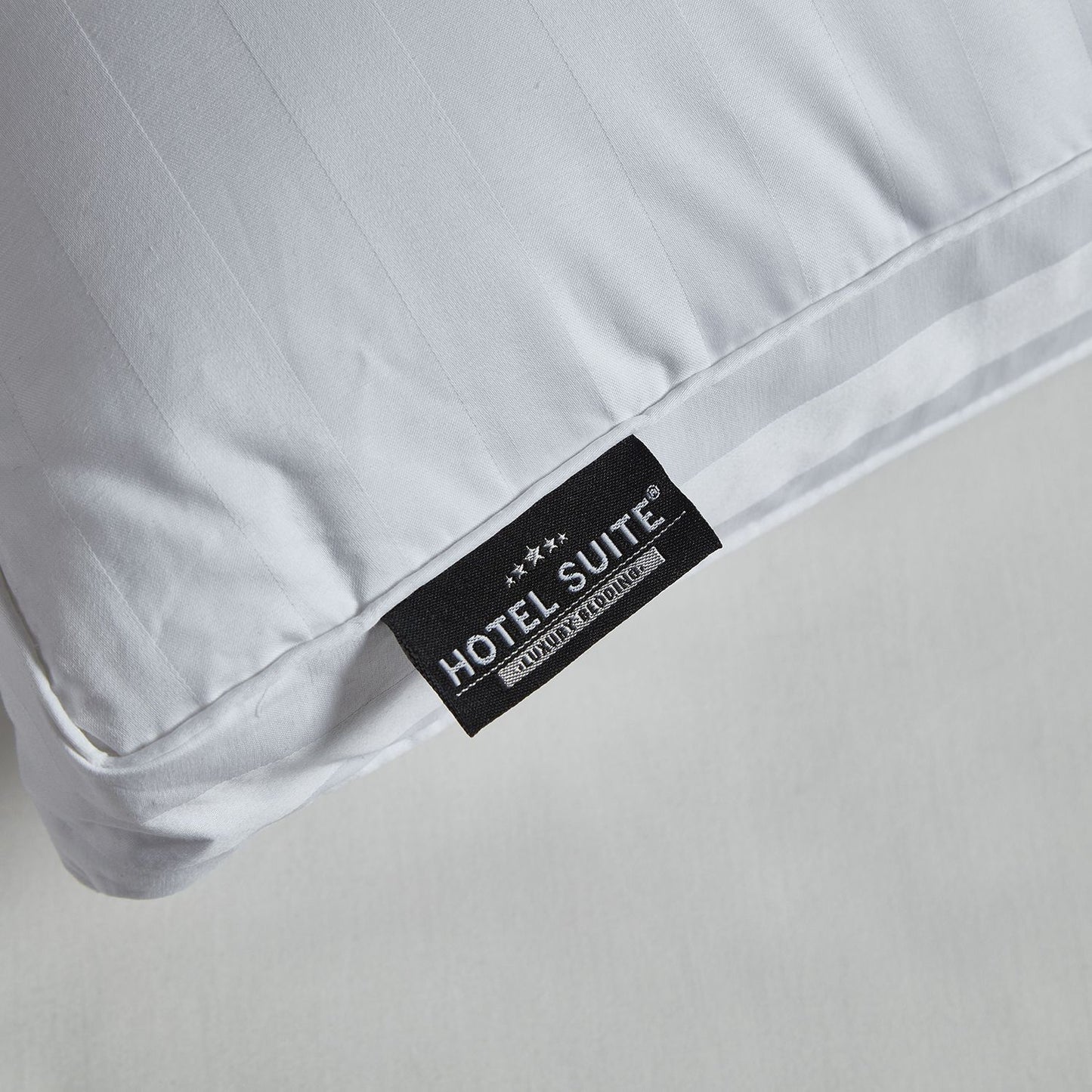 Hotel Suite White Goose Feather Firm Pillow