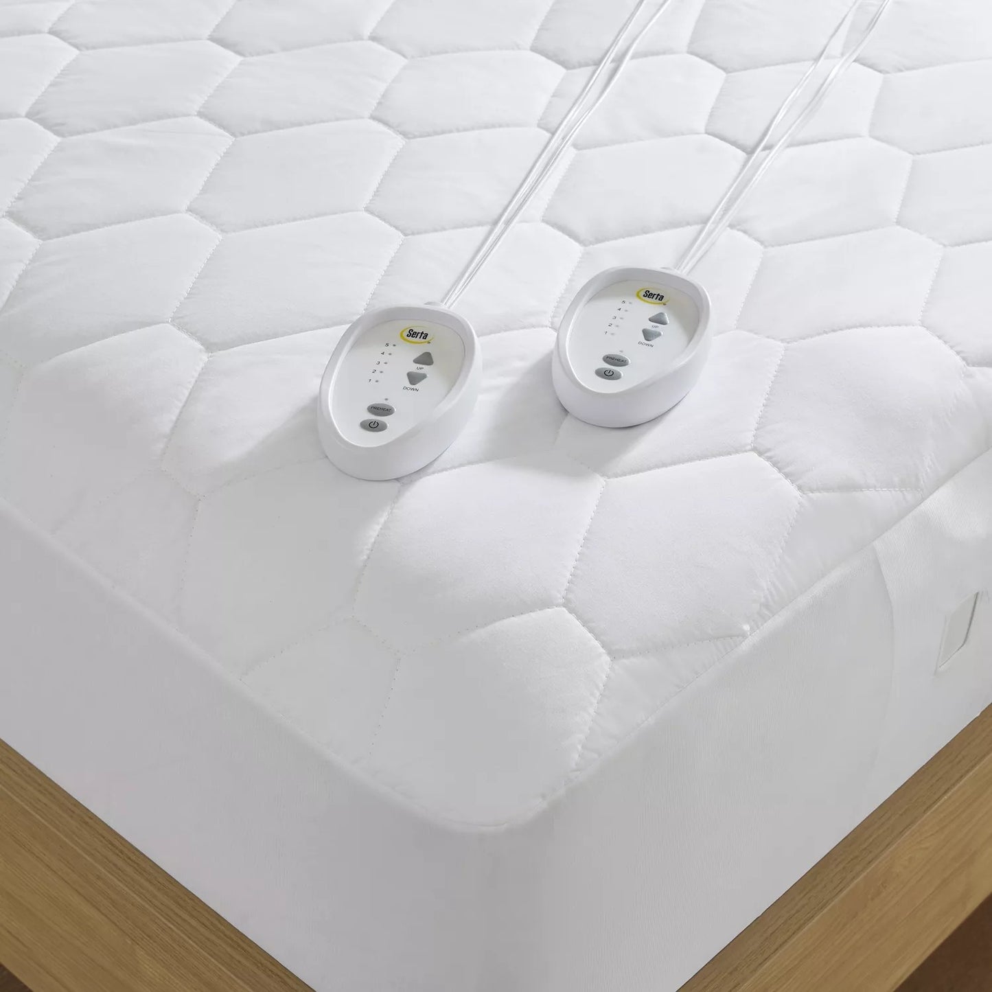 Serta Cotton Rich Heated Mattress Pad
