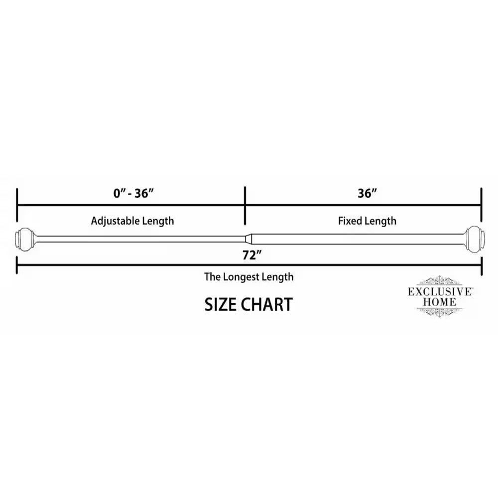 Topper 36 in. - 72 in. Adjustable 1 in. Single Curtain Rod Kit in Matte Silver with Finial
