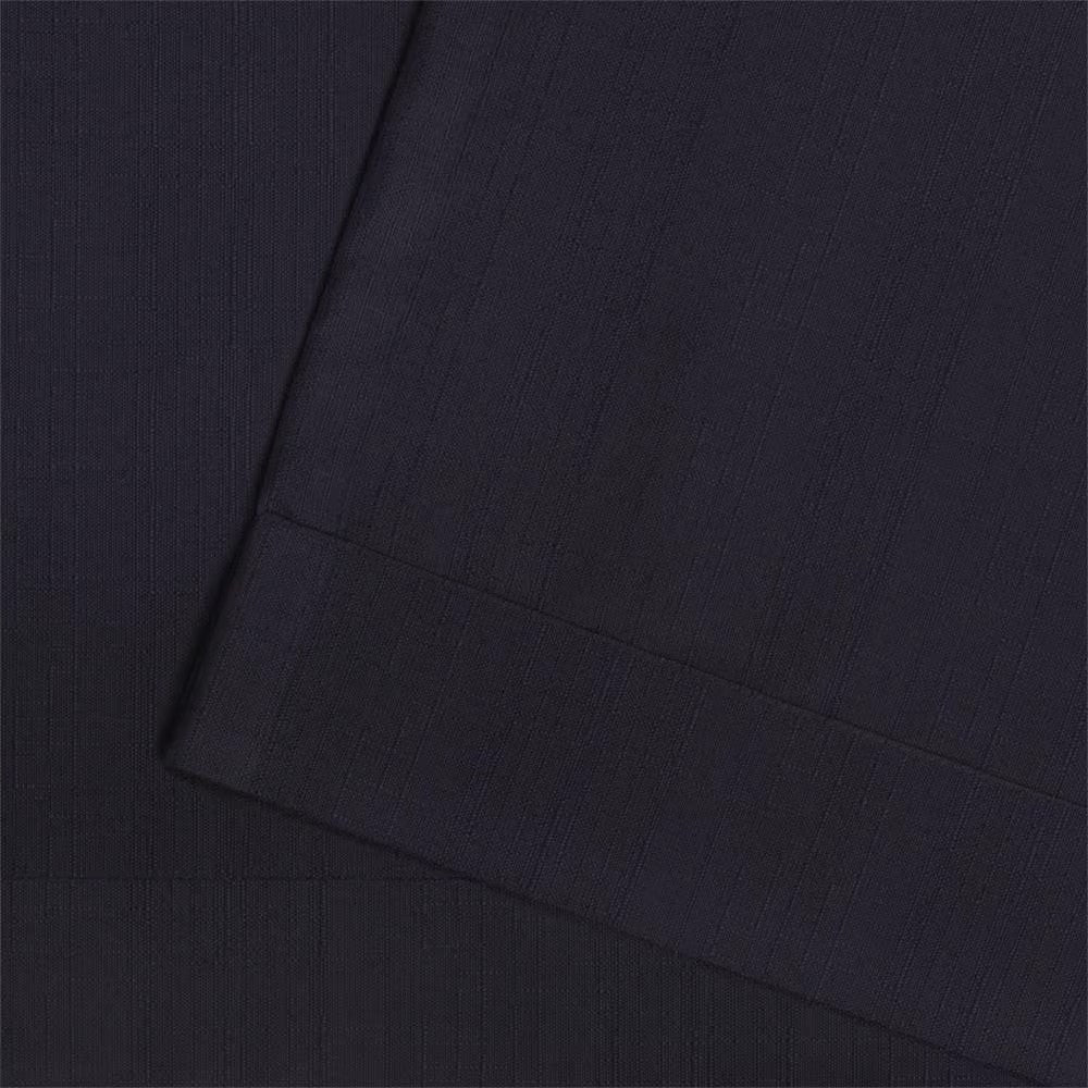 Loha Tuxedo Peacoat Blue Solid Light Filtering Tuxedo Tab Top Curtain, 54 in. W x 84 in. L (Set of 2)