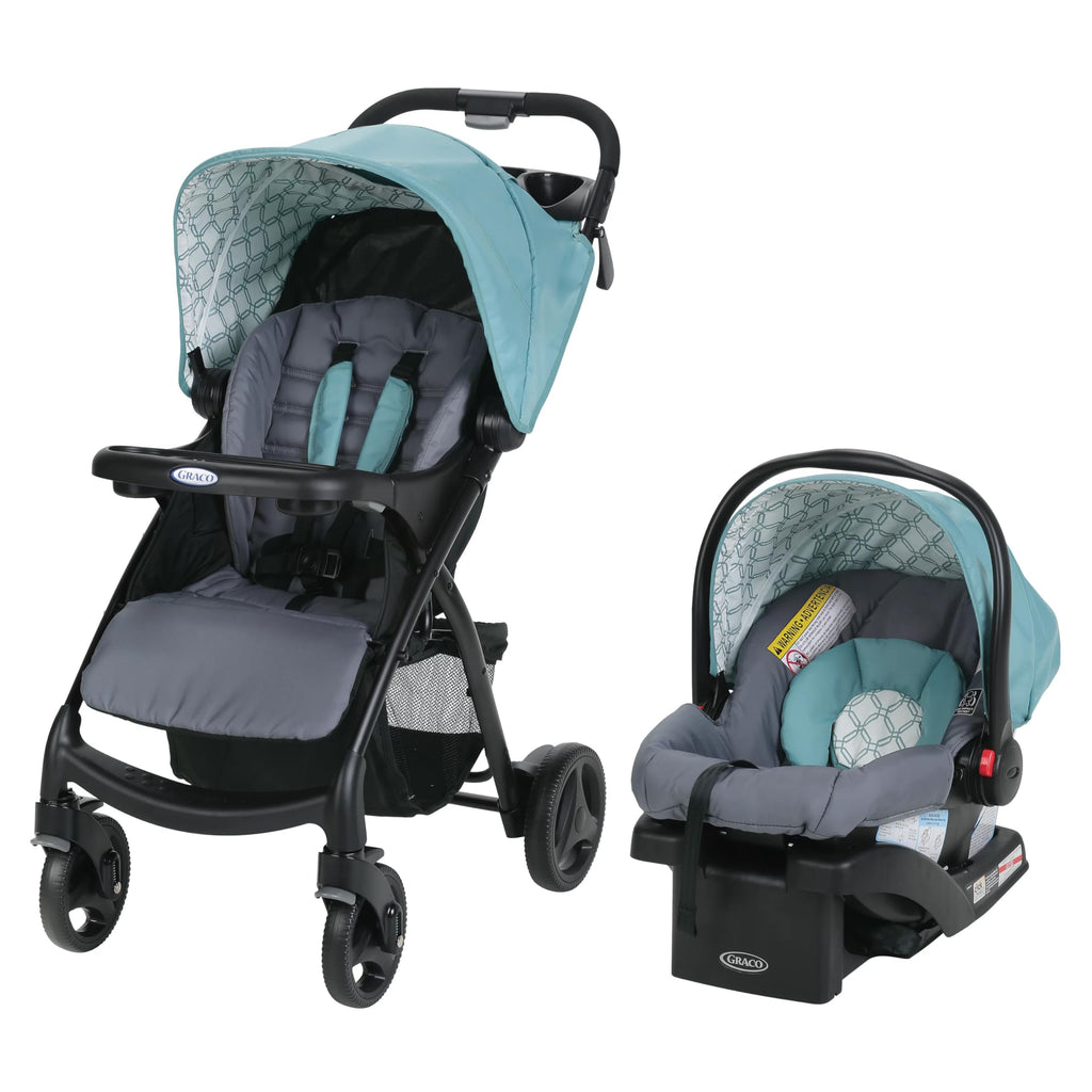Graco Verb Travel System | Includes Verb Stroller and SnugRide 30 Infant Car Seat, Merrick | Stroller and Carseat Combo