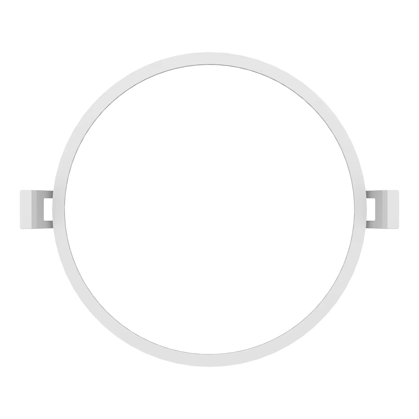 Utilitech Canless Trimless Recessed Downlight White 6-in 1200-Lumen Switchable White Round Dimmable LED Canless Wet Rated Recessed Downlight
