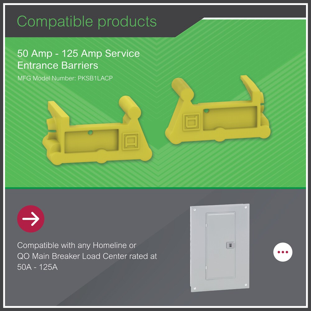 Square D 4.5-in Entrance Barrier