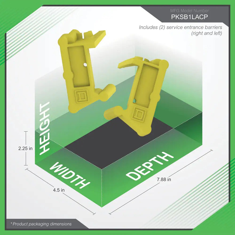 Square D 4.5-in Entrance Barrier