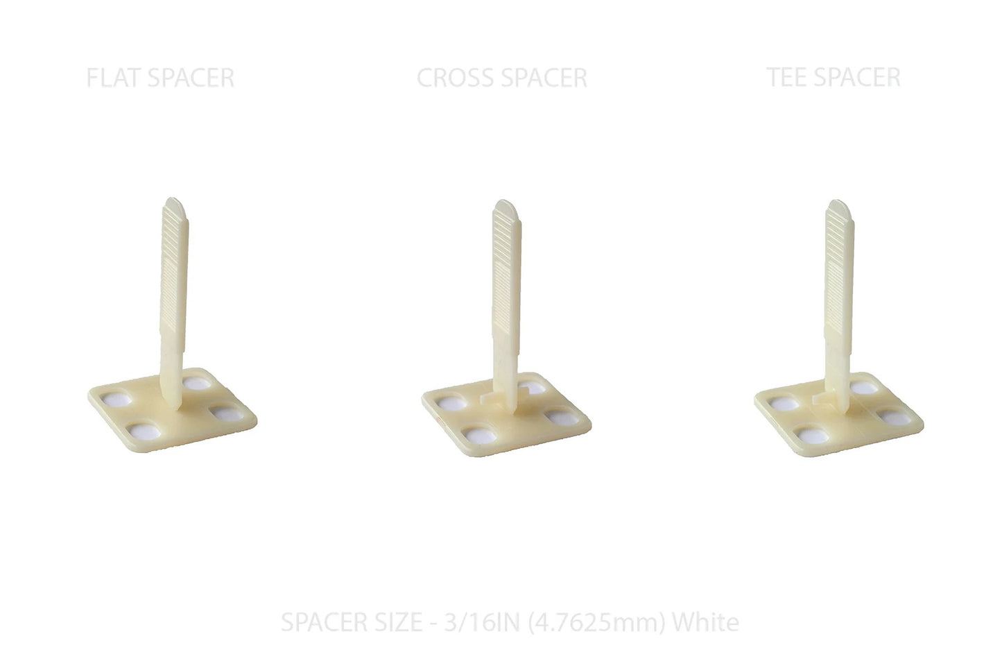 Miracle Sealants 3/16-in Plastic Clip Tile Spacer and 50 -Pack )