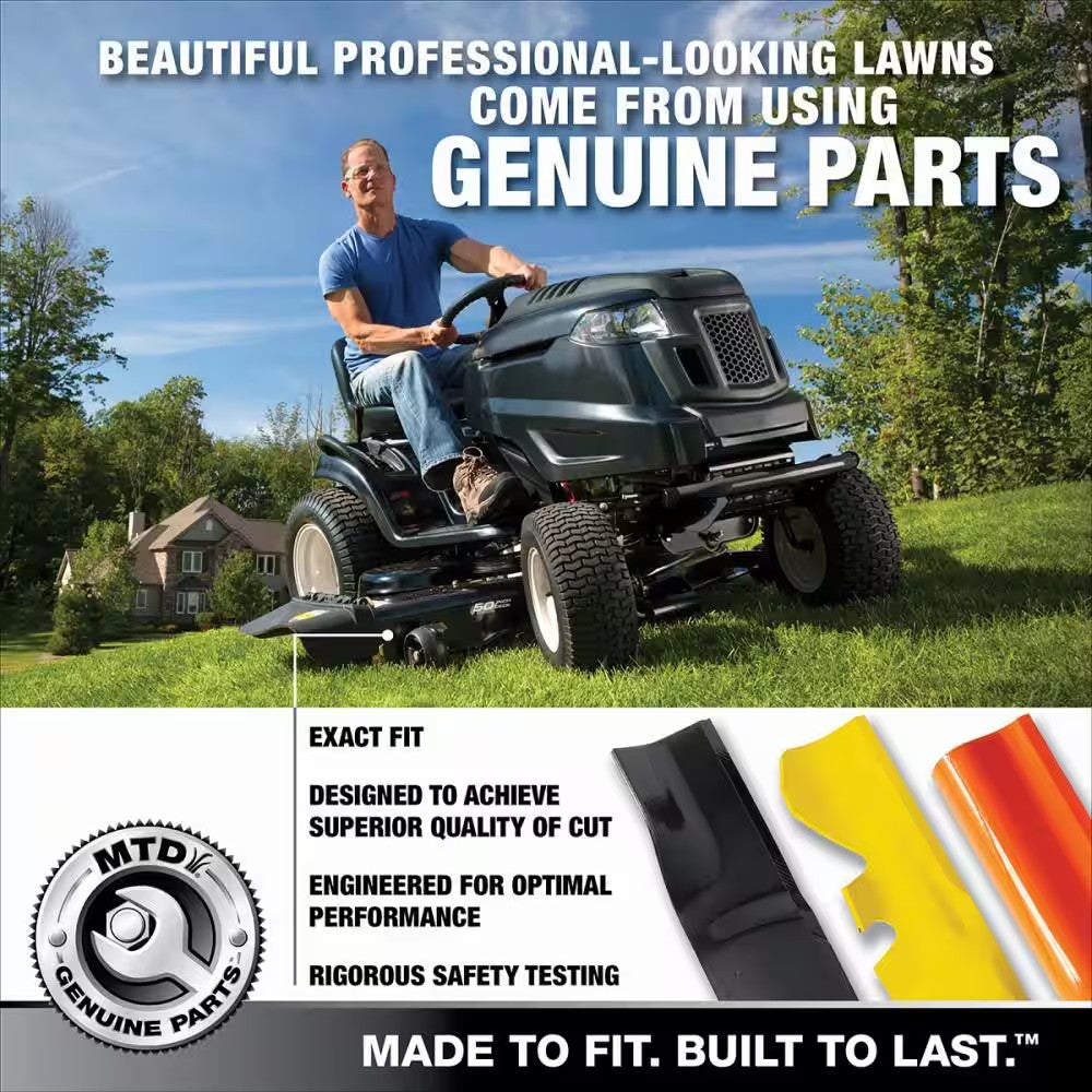 Original Equipment High Lift Blade Set for Select 38 in. Riding Lawn Mowers with 6-Point Star OE# 942-0610, 742-0610
