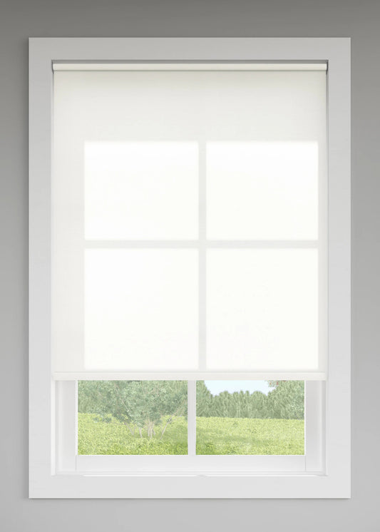 LEVOLOR 55-in x 72-in Dove Light Filtering Cordless Roller Shade